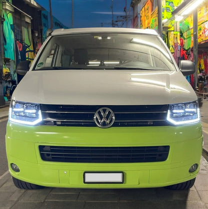 Fari Full LED per VW T5 Bus 09-15 Facelift Frecce Dinamiche Marca E