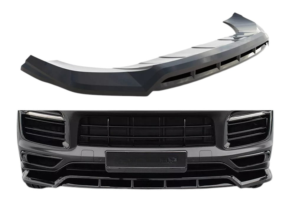✨SPLITTER per Porsche Cayenne Sport Design MK3 nero lucido 2018-2023✨