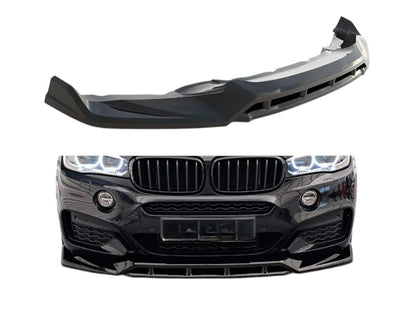 ✨Splitter anteriore V3 nero lucido ADATTO PER BMW X6 M Sport F16 2014-2019✨