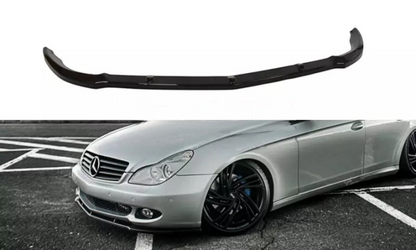 🔥Splitter Anteriore Nero Lucido in ABS per Mercedes CLS W219🔥