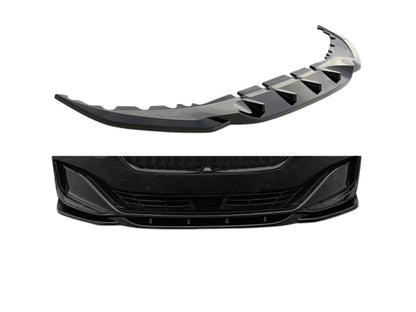 ✨SPLITTER anteriore V2 per BMW Serie 7 G11 lifting nero lucido ABS✨