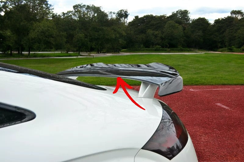 ✨SPOILER ALA AGGIUNTIVA Design Nero Lucido ABS Per Audi TT Mk2 RS 2009-2014✨