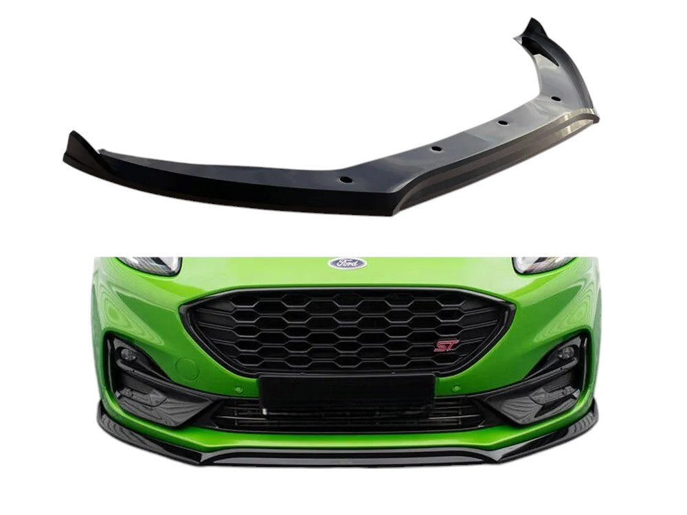 ✨Splitter anteriore V2 per Ford Puma ST nero lucido ABS 2021+✨