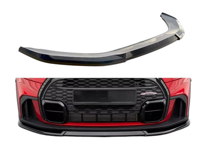 ✨SPLITTER Anteriore V2 ADATTO per Mini Cooper S JCW F56 Lift Nero Lucido ✨