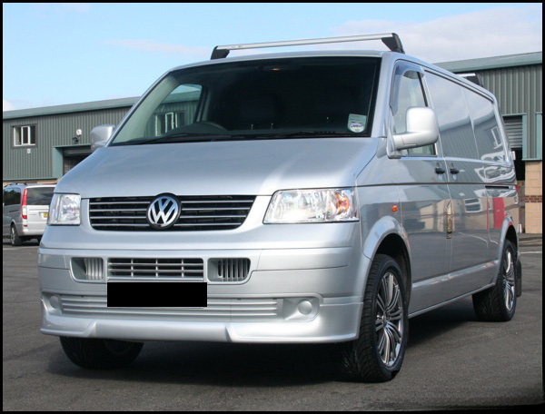 💫ART.7508 GRIGLIA ANTERIORE NERA per VW T5 TRANSPORTER 04-09 💫
