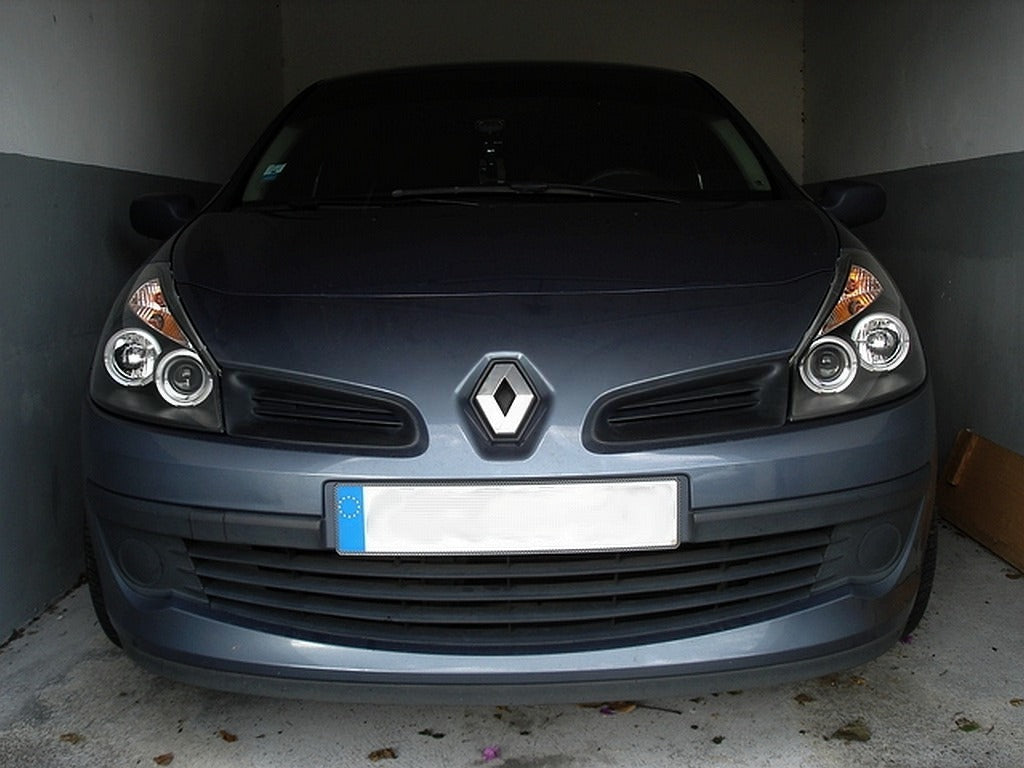 💫ART.6094 FARI ANTERIORI OCCHIO D'ANGELO CROMATI per RENAULT CLIO 3 05-09 💫