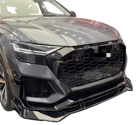 💫ART.4394 Splitter (Nero lucido) adatto per Audi Q8 2018-2023 look S-Line💫