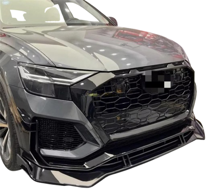 💫ART.4394 Splitter (Nero lucido) adatto per Audi Q8 2018-2023 look S-Line💫