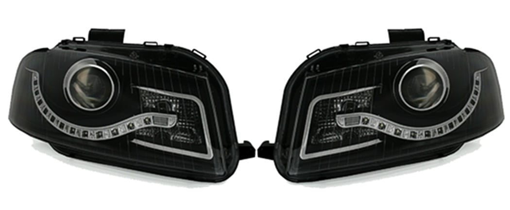 💫ART.6458 FARI DAYLIGHT NERI per AUDI A3 8P 2003-2008💫