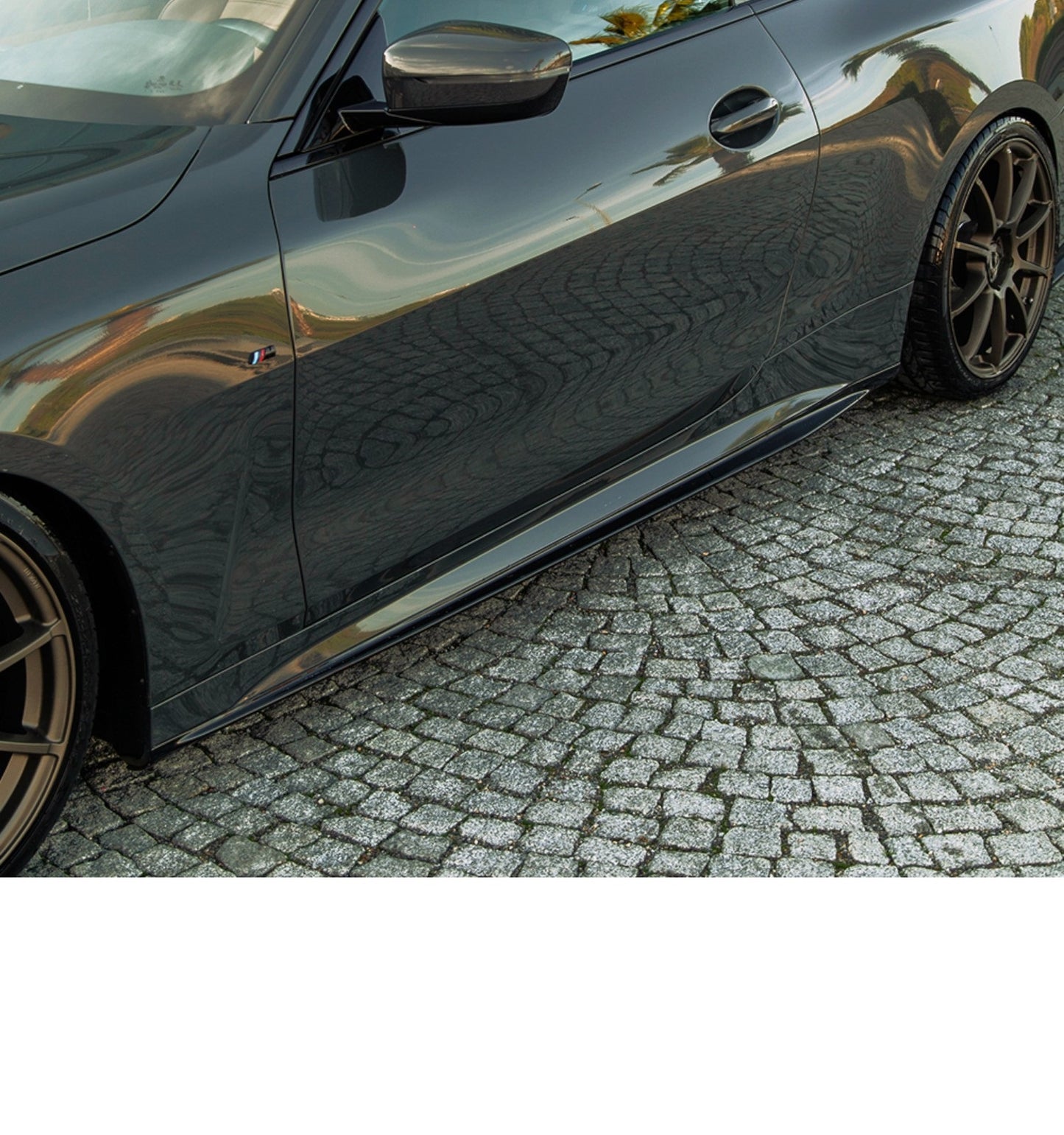 💕Bodykit  adatto per BMW SERIE 4 G22 M-SPORT  nero  lucido💕