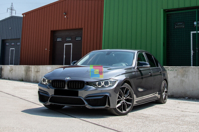 💫ART.5297 Paraurti Anteriore + Splitter per BMW F30-F31 Look M4 ABS💫