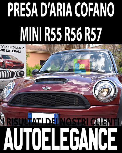 AIR INTAKE GLOSS BLACK SPORT MINI COOPER R55 R56 R57 06-13 HONEYCOMB
