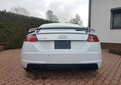 💫ART.5325 DIFFUSORE DOPPIO OUTLET NERO LUCIDO STILE RS AUDI TT 8S 14-18💫 STANDARD