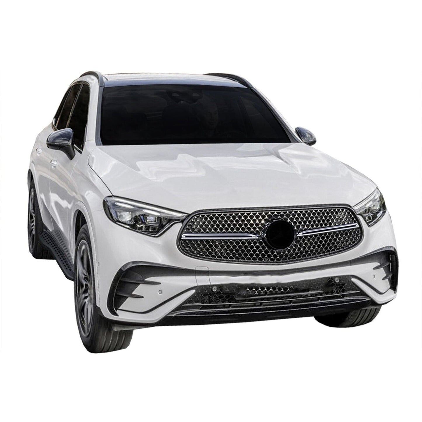 💫ART.3887 Pedane Laterali Soglia per Mercedes GLC X254 C254 2022+ (Nero)💫