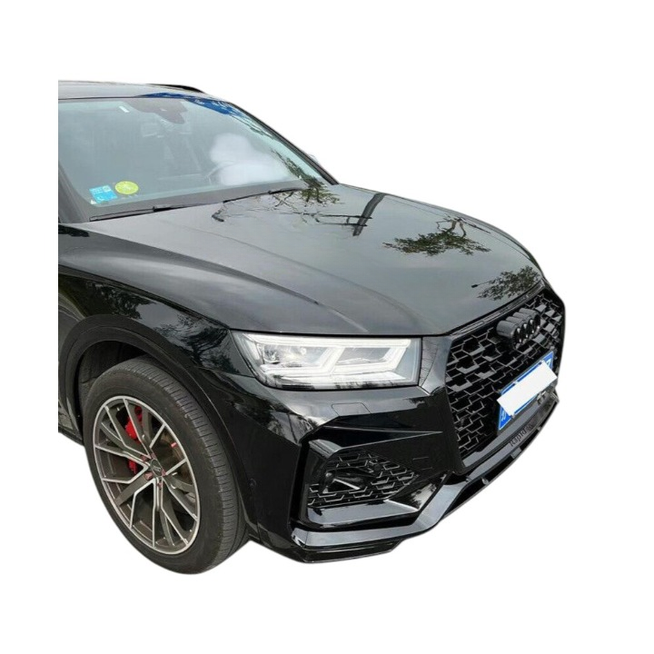 💫ART.3925 Griglia Radiatore per Audi Q5 FY SQ5 2016-2019 (Nero Lucido)💫