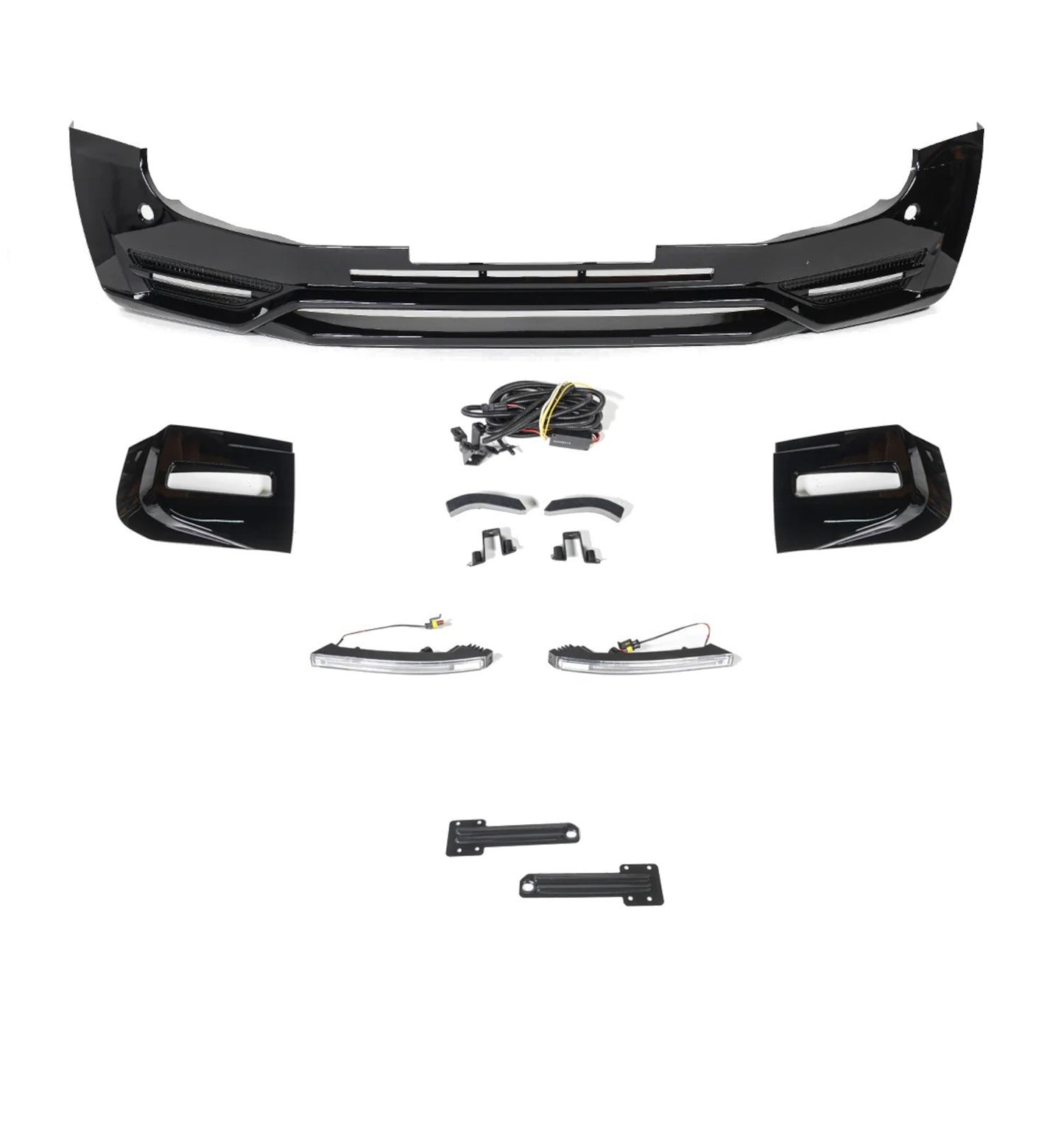 💕Sotto paraurti    adatto per   LAND ROVER DEFENDER L663  nero  lucido💕