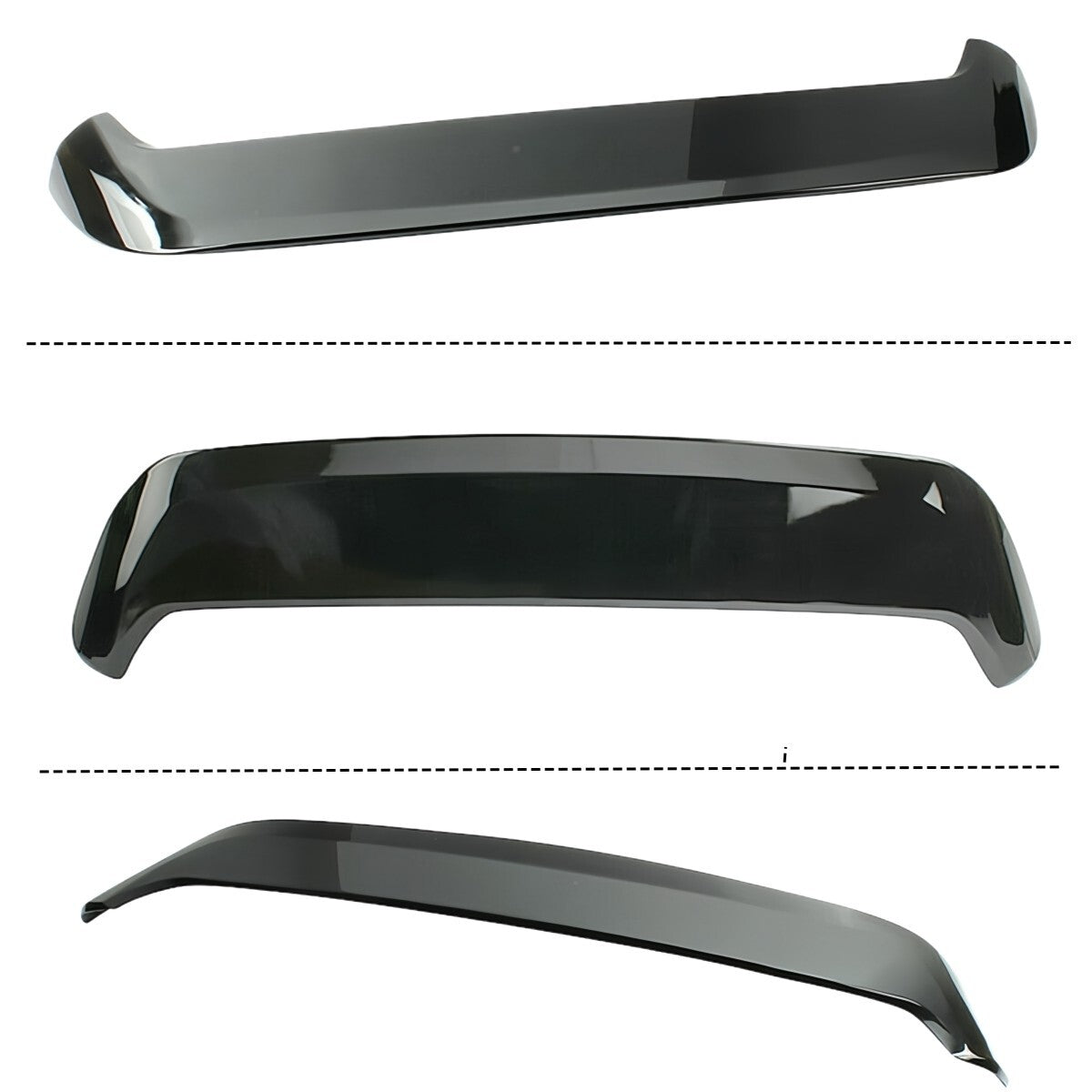 💫ART.8227 Spoiler Posteriore Nero Lucido per Ford Kuga 2013-2018 ABS💫