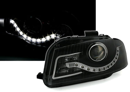 💫ART.6458 FARI DAYLIGHT NERI per AUDI A3 8P 2003-2008💫