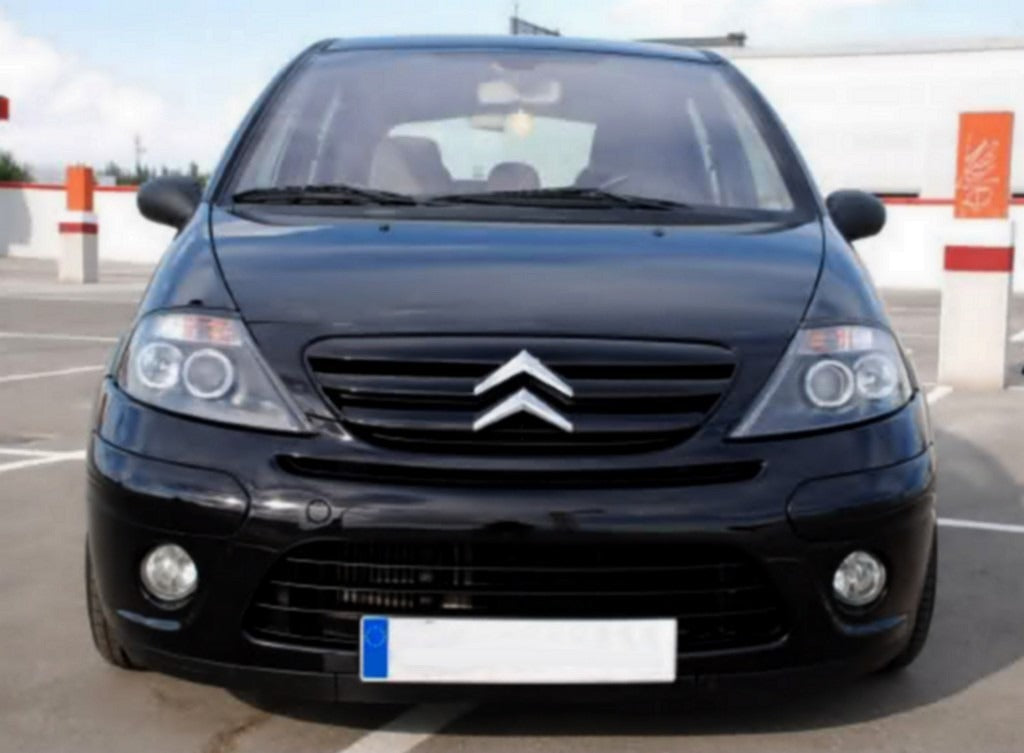 💫ART.7205 Fari Anteriori "ANGEL EYES" per CITROEN C3 2002-2009 CROMO💫