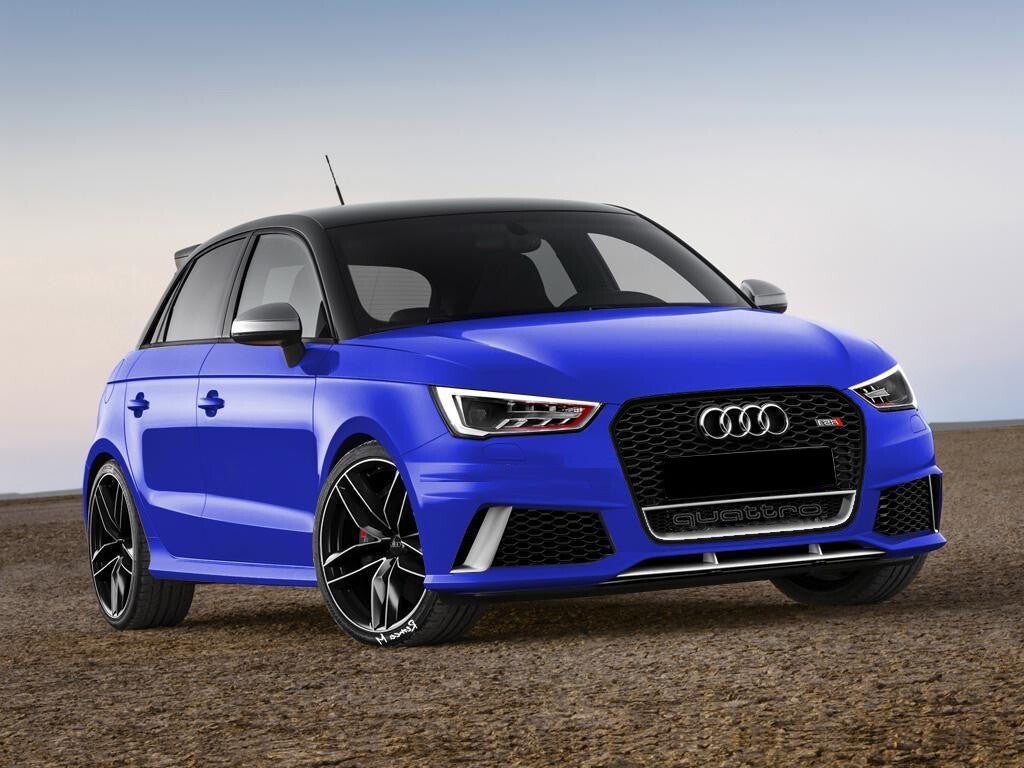 💫ART.5197 Griglia a nido d'ape Stile Quattro per Audi A1 S1 S-line 2016-2020💫