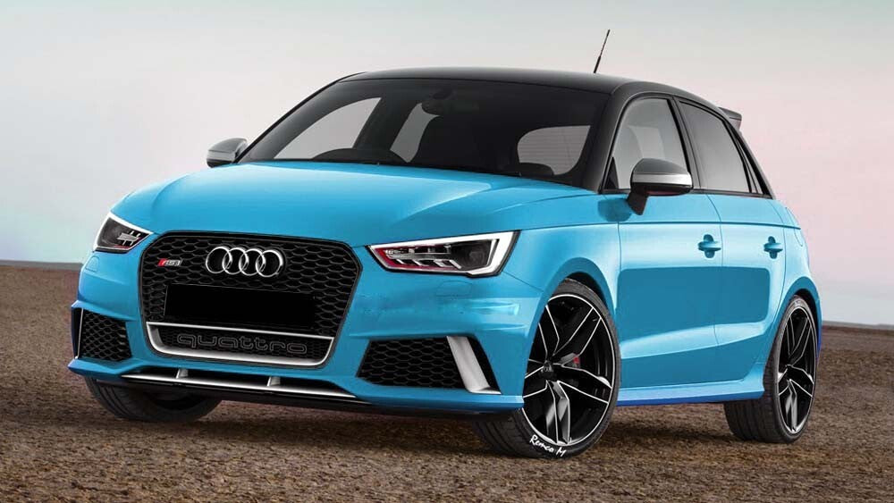 💫ART.5197 Griglia a nido d'ape Stile Quattro per Audi A1 S1 S-line 2016-2020💫
