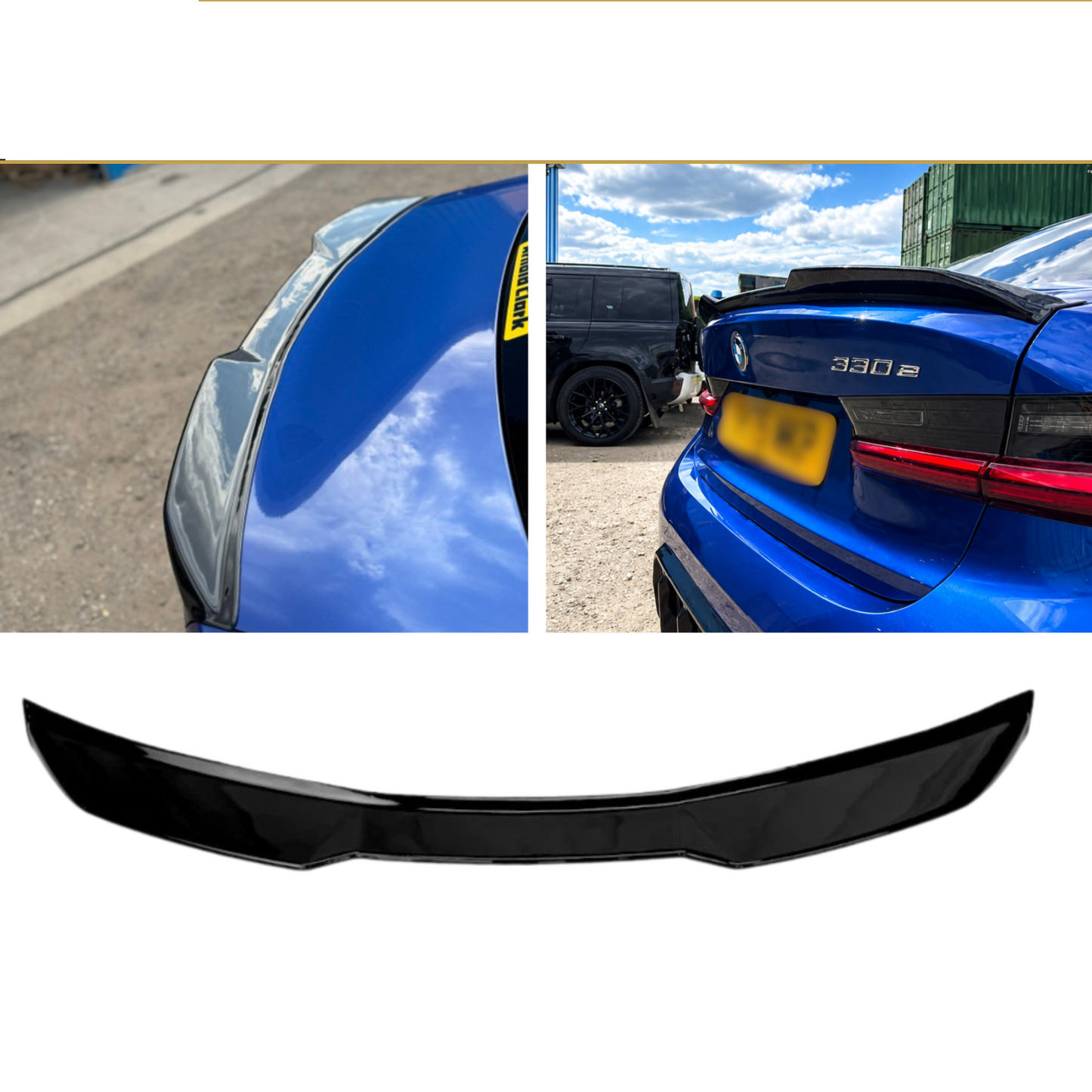 💕Bodykit  adatto per BMW SERIE 3 G20 LCI M-SPORT  nero  lucido💕