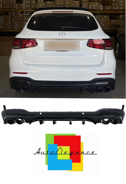 💕DIFFUSORI MERCEDES GLC X253 AMG FACELIFT  NERO LUCIDO 💕