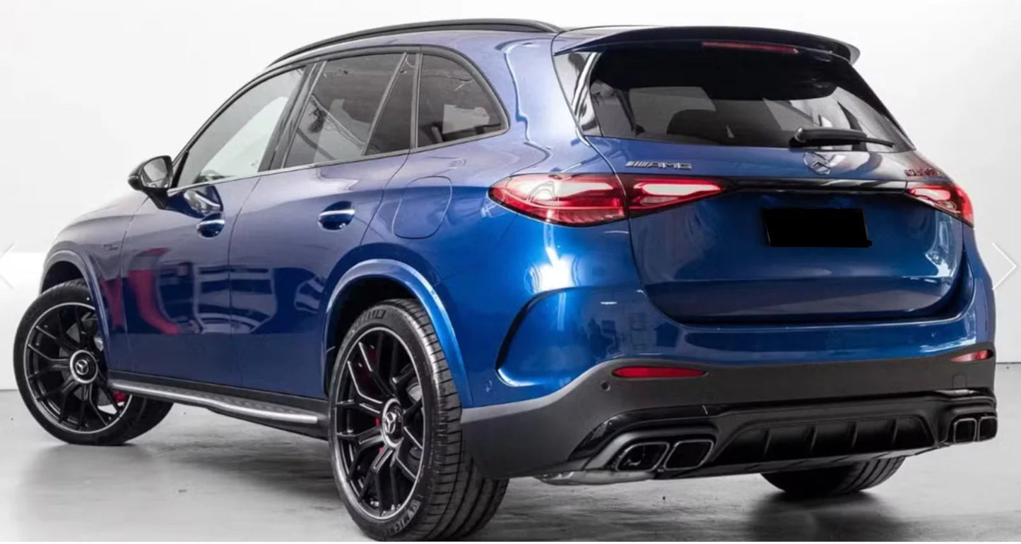 💕DIFFUSORI GLC63 NERO LUCIDO PER MERCEDES GLC X254 AMG 2022+💕