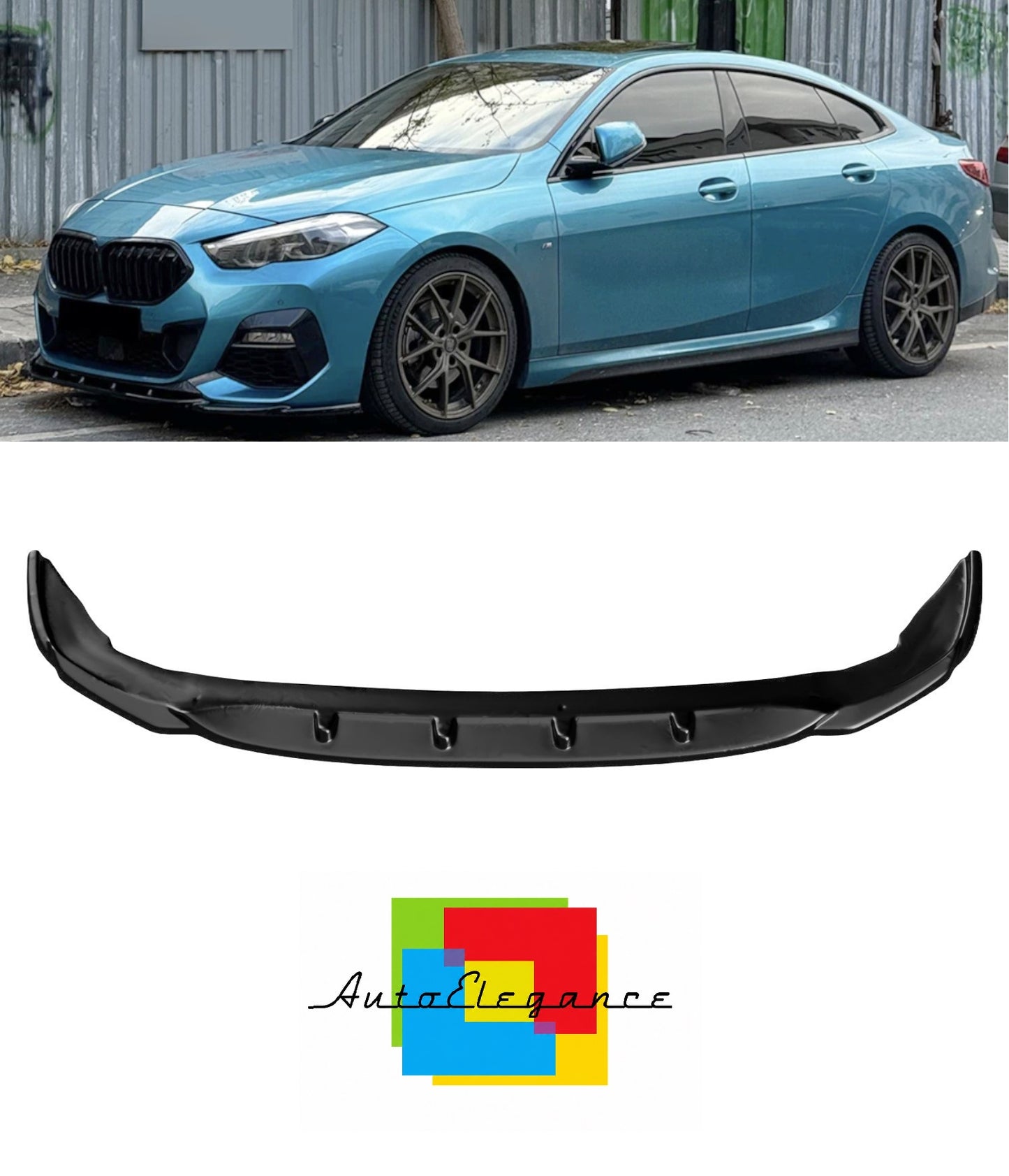 💕 SPLITTER   BMW SERIE 2 F44 GRAN COUPE M SPORT   NERO LUCIDO 💕