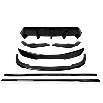💕Bodykit  adatto per BMW SERIE 3 G20 LCI M-SPORT  nero  lucido💕