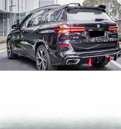 💕DIFFUSORI  BMW X5 G05 LCI M SPORT  CON LED NERO  LUCIDO 💕