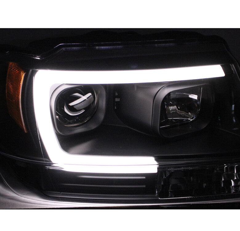 💫ART.6429 FARI LED TUBE LIGHT NERI per JEEP GRAND CHEROKEE 99-05 💫