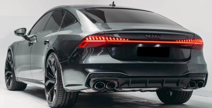 💕 DIFFUSORI  AUDI A7 S-LINE 4K S7 STYLE NERO LUCIDO 2019+ 💕