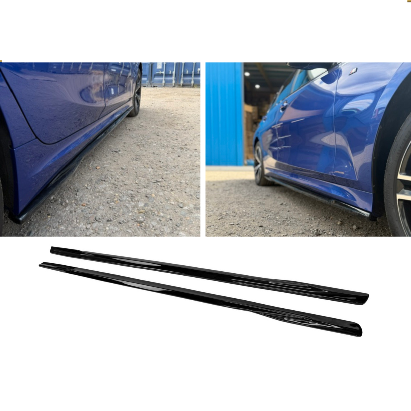 💕Bodykit  adatto per BMW SERIE 3 G20 LCI M-SPORT  nero  lucido💕