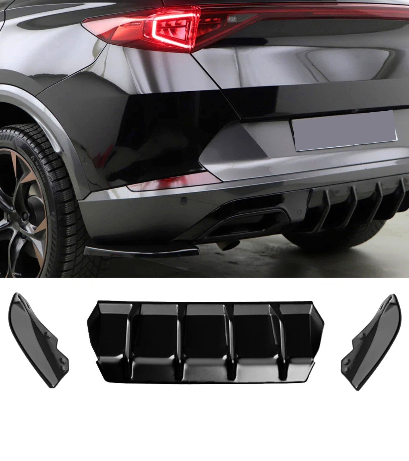 💕BODYKIT  CUPRA FORMENTOR 2020-2024  NERO LUCIDO 💕