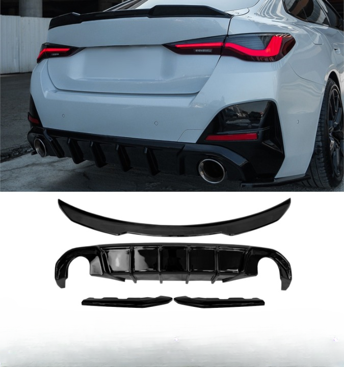 💕 BODYKIT BMW SERIE 4 G26 NERO  LUCIDO 💕