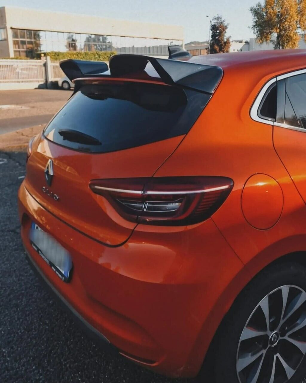 SPOILER SUITABLE FOR RENAULT CLIO 5 V 2019+ RAW CUP