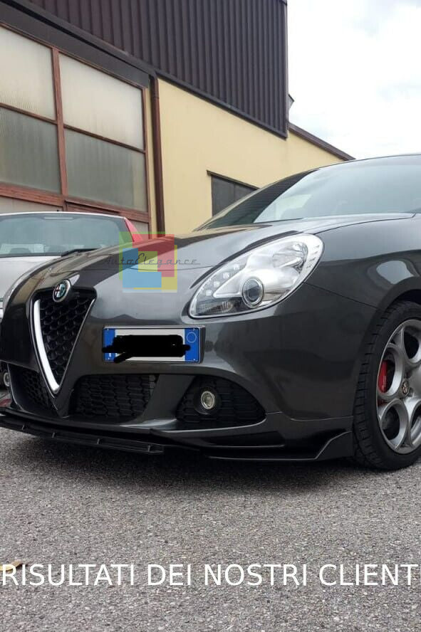 Splitter suitable for alfa romeo giulietta GLOSSY BLACK RS LOOK BLADE 