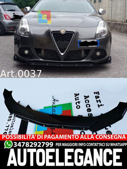 Splitter suitable for alfa romeo giulietta GLOSSY BLACK RS LOOK BLADE 