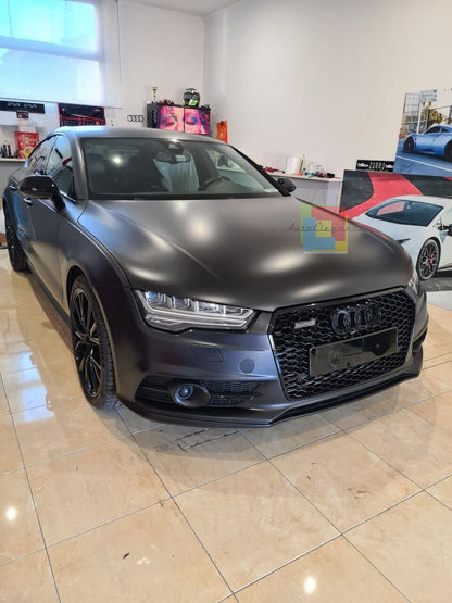 GRIGLIA ADATTA PER AUDI A7 4G 2015-2018 LOOK RS7 NERA DESIGN SPORTIVO