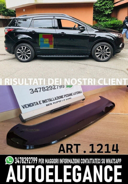ROOF SPOILER SUITABLE FOR FORD KUGA II MK2 2012-2019 GLOSS BLACK