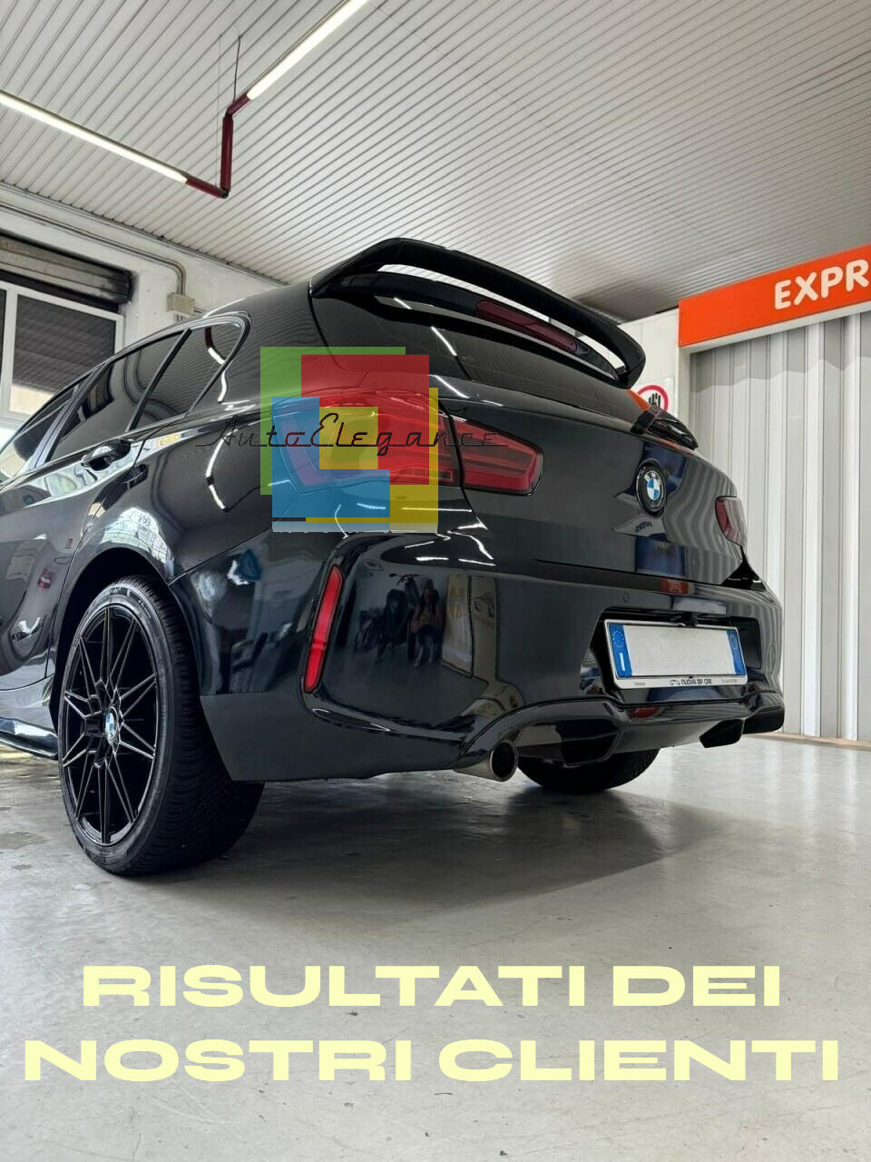 REAR BUMPER suitable for BMW 1 SERIES F20 F1 2015-2019 M2 LOOK 