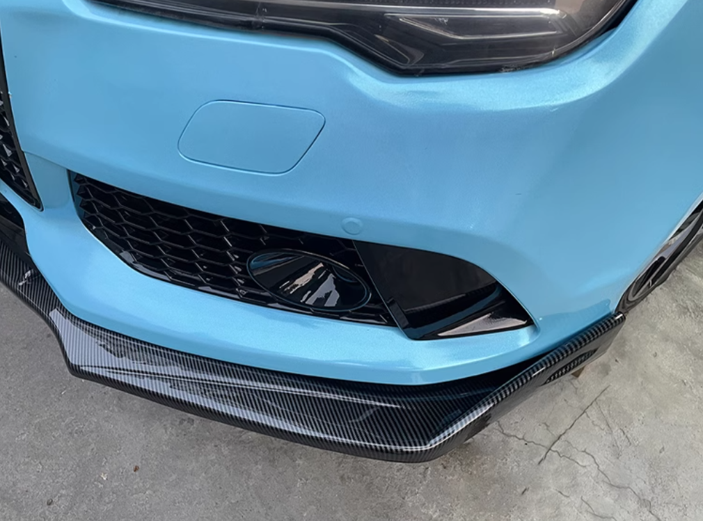 ✨ SPLITTER ANTERIORE ADATTO PER ✔️AUDI A7 RS7 13-17✔️CARBON NERO✨