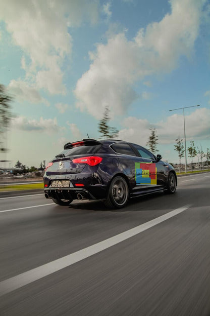 ✨DIFFUSORE ADATTO PER ALFA ROMEO GIULIETTA LOOK TUNING NERO LUCIDO✨