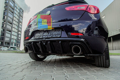 ✨DIFFUSORE ADATTO PER ALFA ROMEO GIULIETTA LOOK TUNING NERO LUCIDO✨