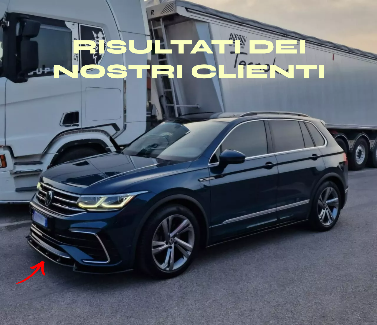 💎Splitter suitable for VW Volkswagen Tiguan MK2 R-Line 2015-2020💎