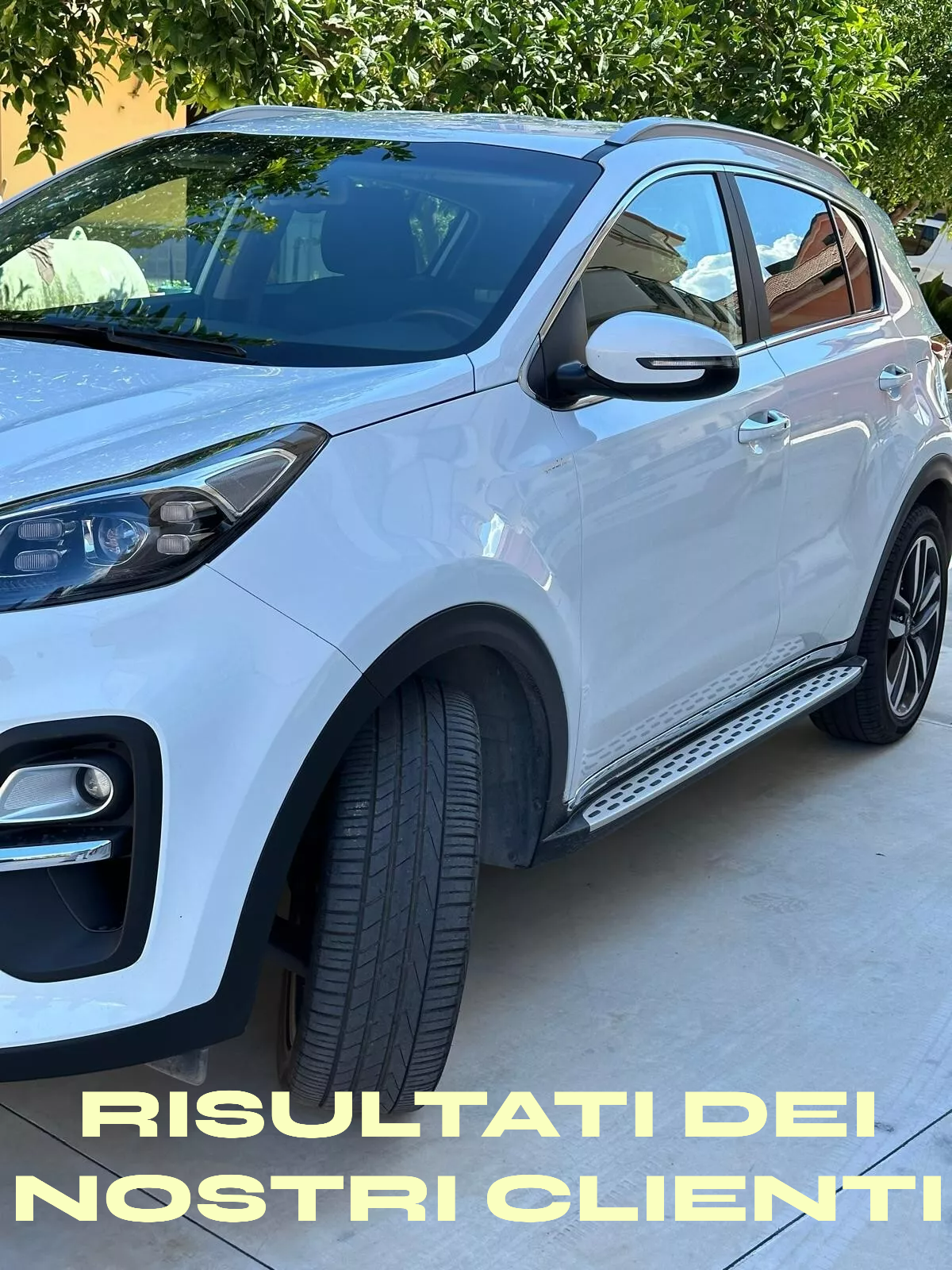 ✨PEDANE LATERALI ADATTE PER KIA SPORTAGE 2015+ ACCIAIO INOX E PVC✨