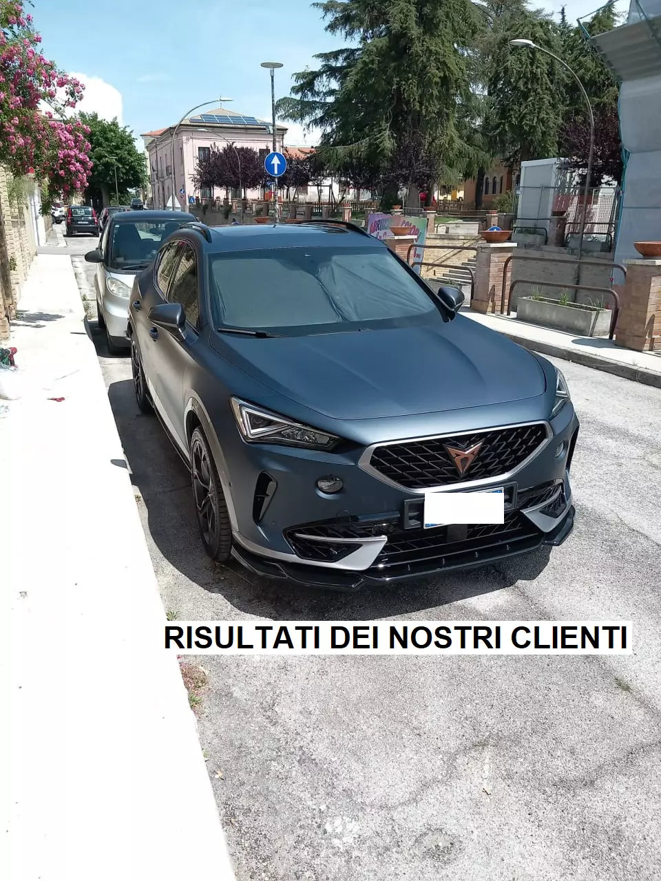 SPLITTER ADATTO PER CUPRA FORMENTOR 2020+ NERO LUCIDO DESIGN SPORTIVO