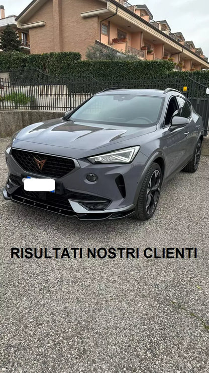 SPLITTER ADATTO PER CUPRA FORMENTOR 2020+ NERO LUCIDO DESIGN SPORTIVO