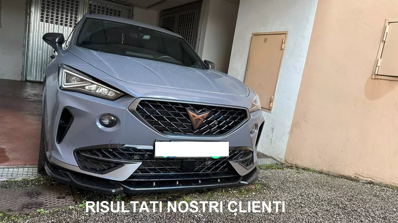 SPLITTER ADATTO PER CUPRA FORMENTOR 2020+ NERO LUCIDO DESIGN SPORTIVO